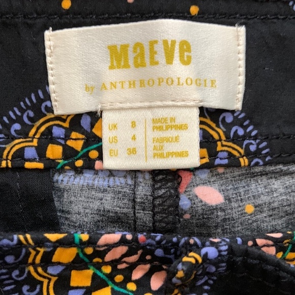 Maeve Black Medallion High Rise Shorts - Picture 3 of 11